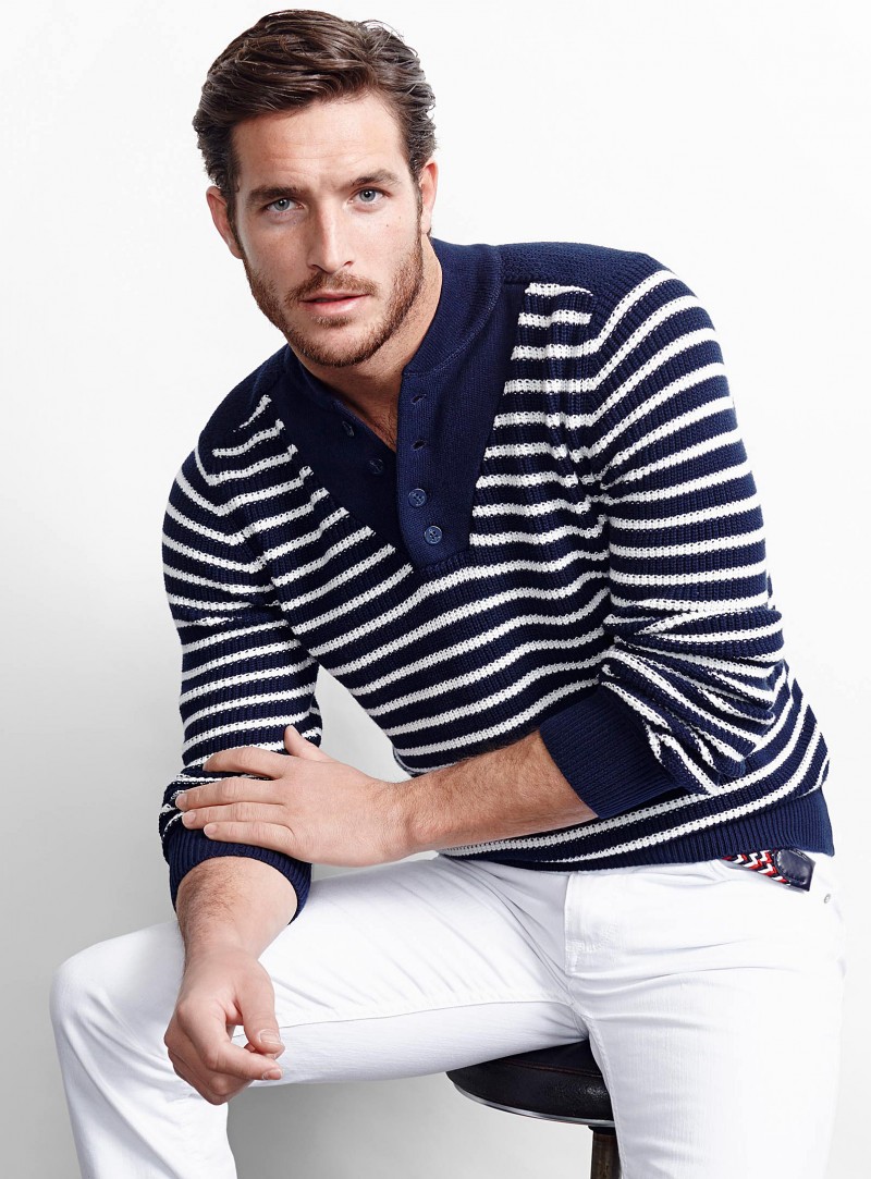 Justice Joslin Poses for Simons' Spring 2014 Lookbook – The Fashionisto