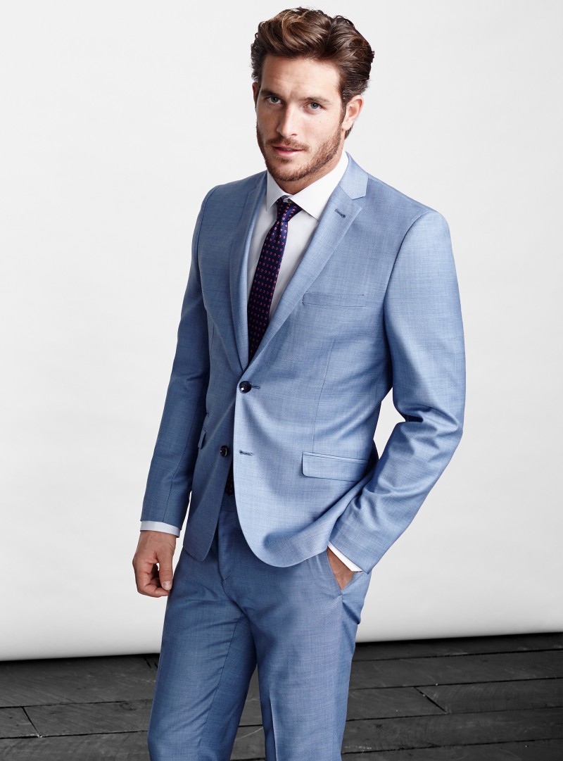 Justice Joslin Poses for Simons' Spring 2014 Lookbook – The Fashionisto