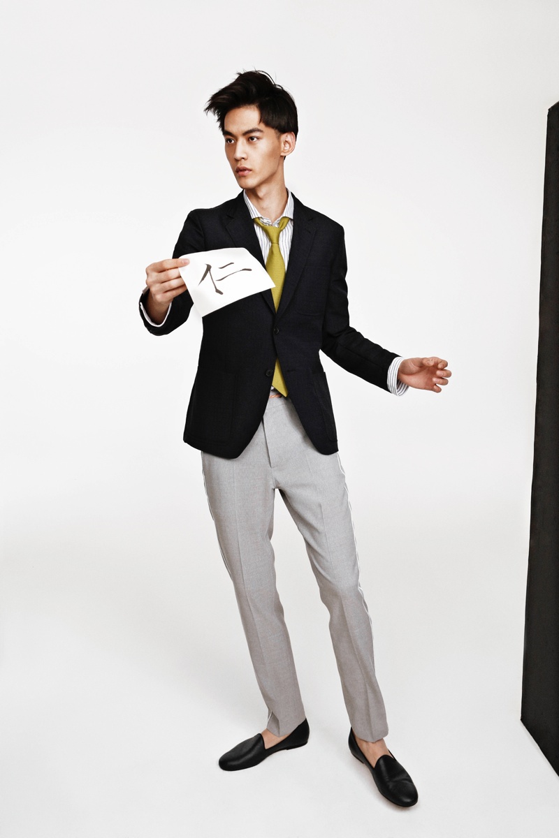 Tang Xiaotian Makes a Luxe Fashion Statement for Esquire China