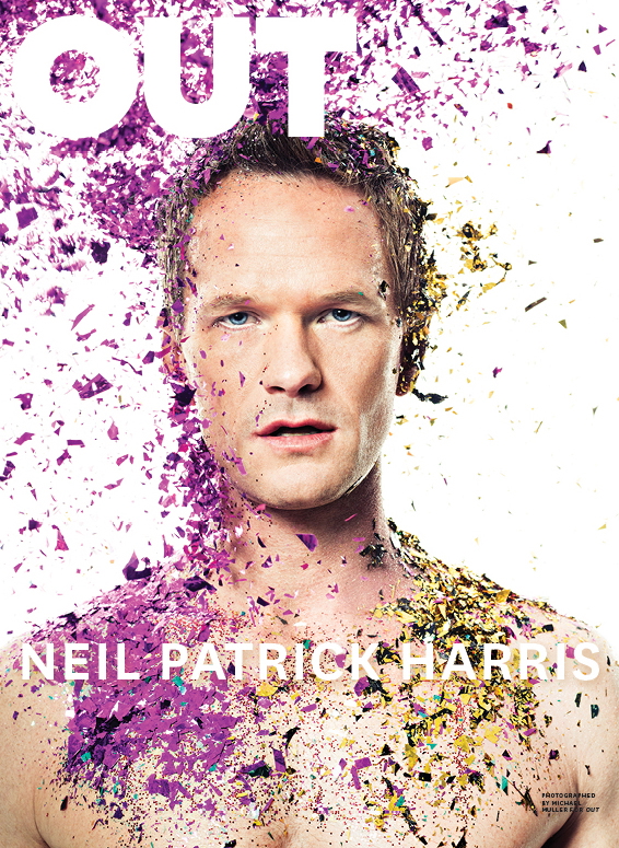 Shirtless Neil Patrick Harris Glitter Bombed for Out’s April Cover
