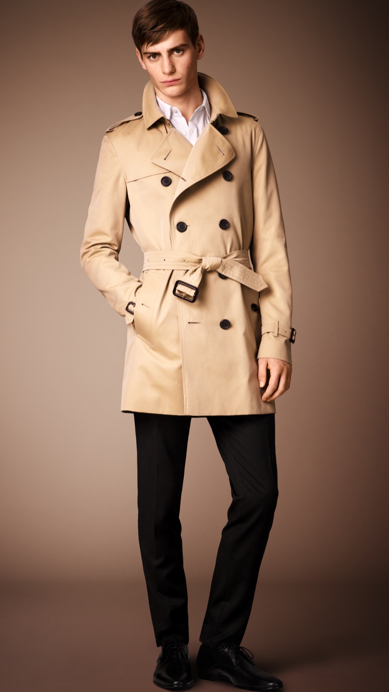 burberry raincoat mens