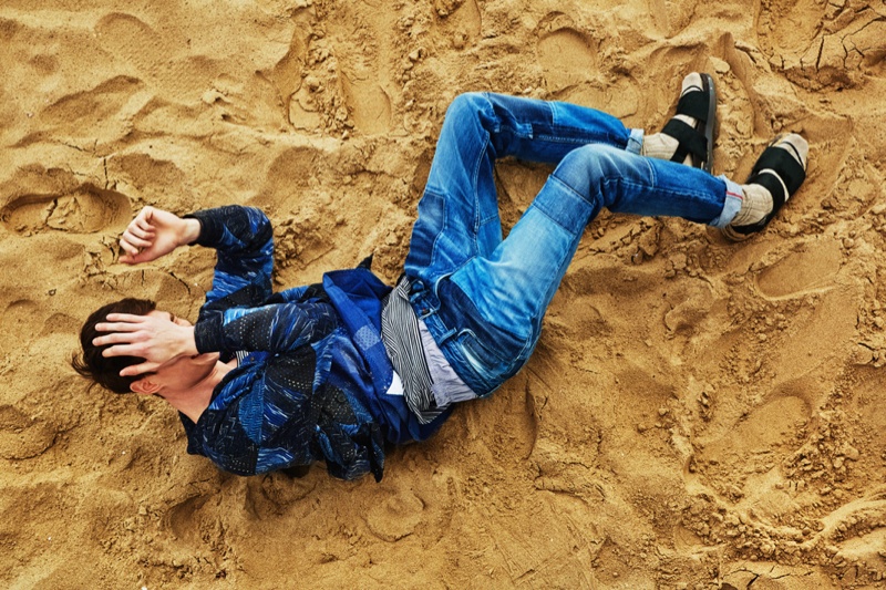 Andrew Westermann Sports 90s Inspired Styles for The New York Times Style Magazine