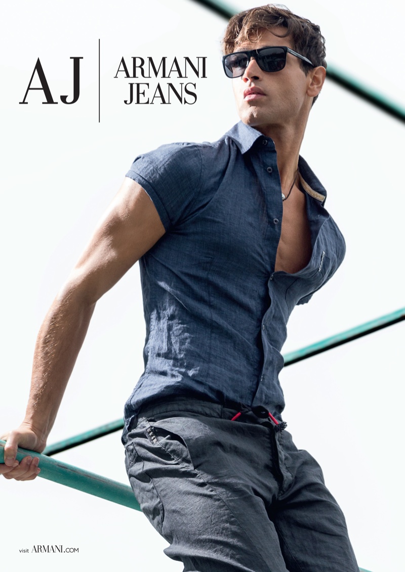 armani jeans spring summer 2014 campaign photos 004