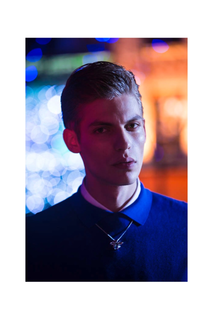 Baptiste Radufe Models Strong Dior Homme Looks for L’Officiel Hommes China