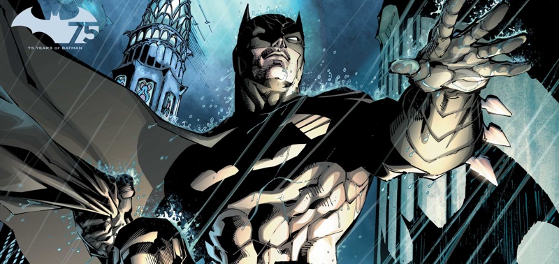 Batman drawn by Jim Lee for The New 52 Batman #2 