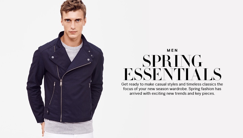 Clément Chabernaud Models Spring Essentials for H&M