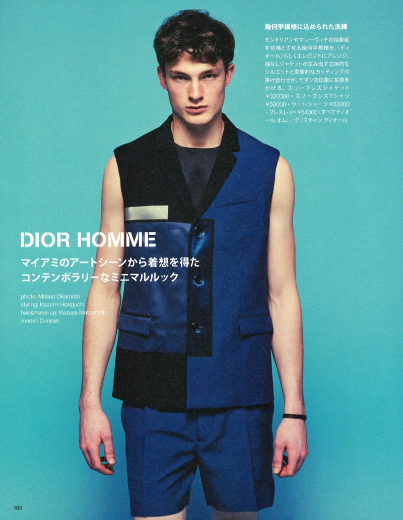 Dior Homme Spring 2014 Feature: Duncan Proctor for HUgE Magazine