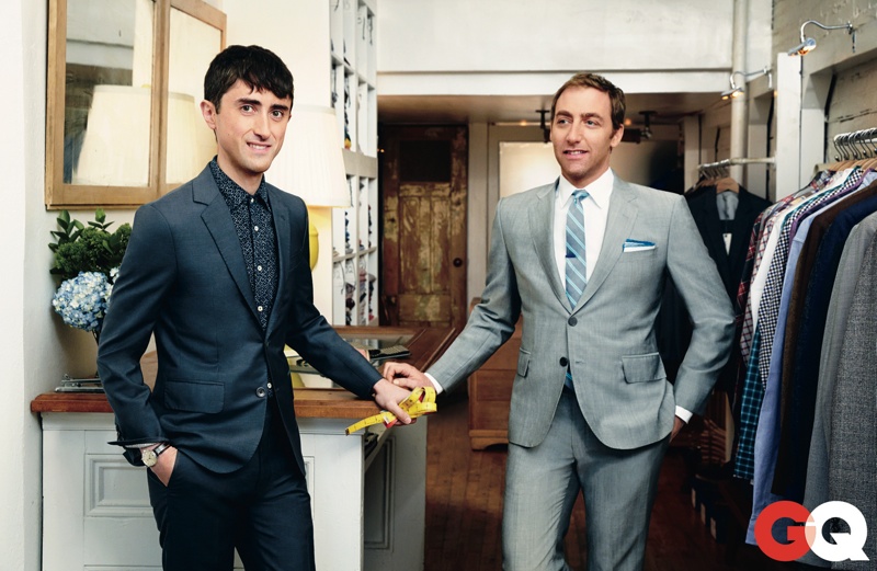 Brooklyn Tailors – Suitmaker to the creative class, Daniel Lewis, designs for the Williamsburg hipster who is rapidly growing up. The brand, grounded in classic suiting, sets itself apart with high-end fabrics. Bold plaid shirts, patterned ties, and eye-popping outerwear compliment the modern menswear essentials, creating a unique look that's office appropriate but plenty cool.  