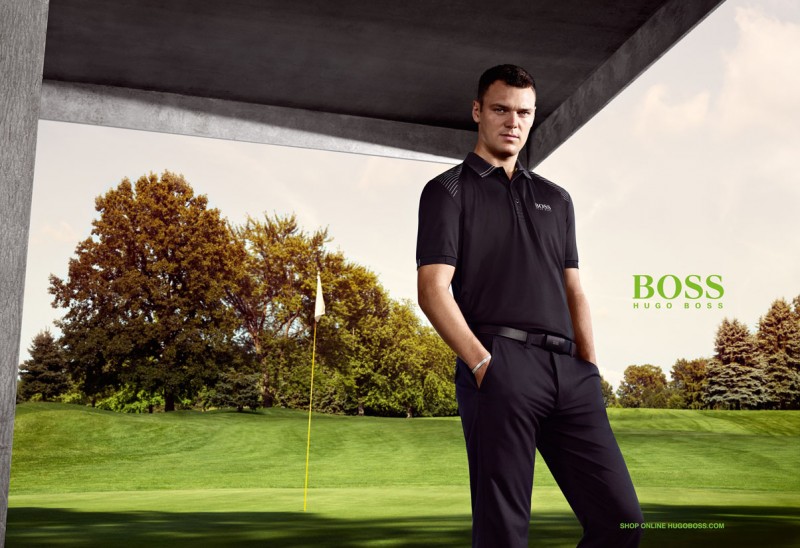 Martin Kaymer, Henrik Stenson & Luke Guthrie Front Hugo Boss Green ...