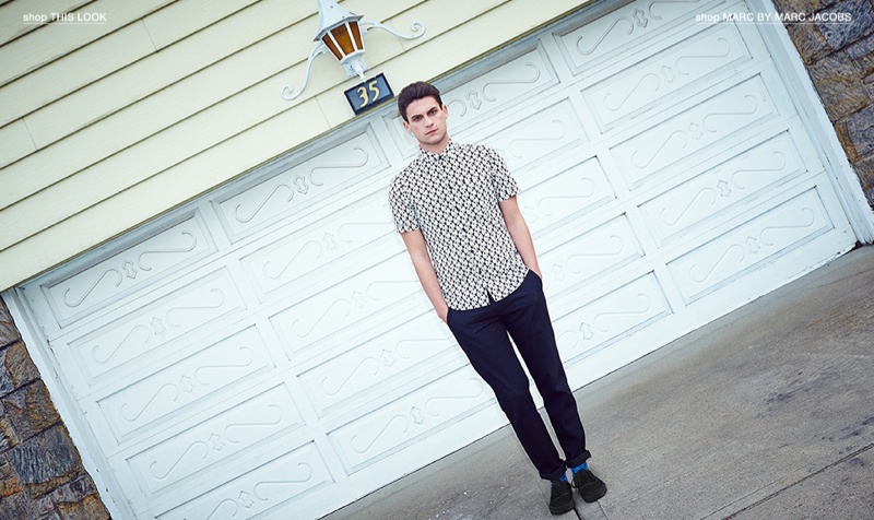 Easy to Wear: Miles Garber Models Marc by Marc Jacobs Spring 2014 for East Dane