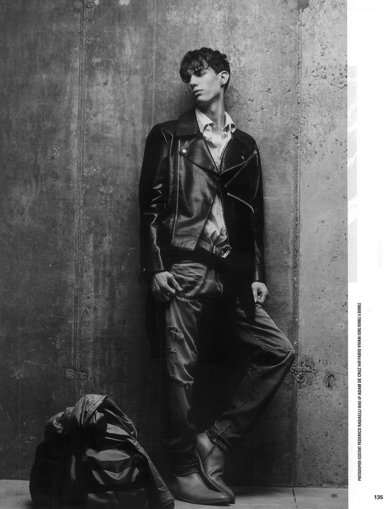 Marc Sebastian Faiella, Model, Editorials