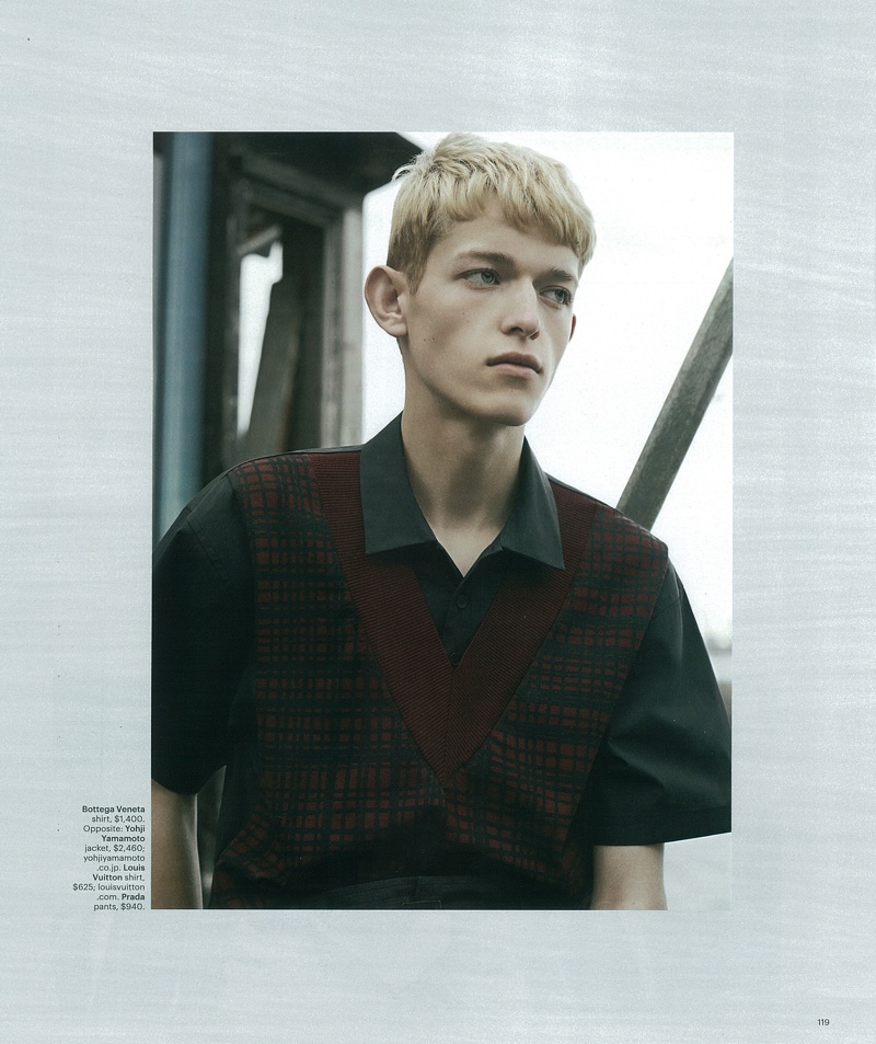 John Whiles + Paul Barge Model Modern Work Clothes for New York Times Style Magazine