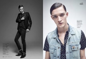 Otto Lotz Rocks Spring Denim & Jeans for Esquire España – The Fashionisto