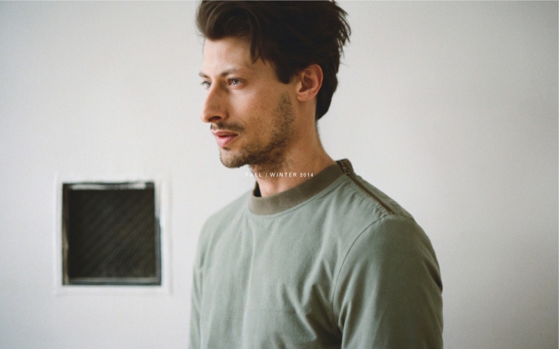 Casual Menswear Essentials: Jonas Mason Models Simon Miller Fall/Winter 2014