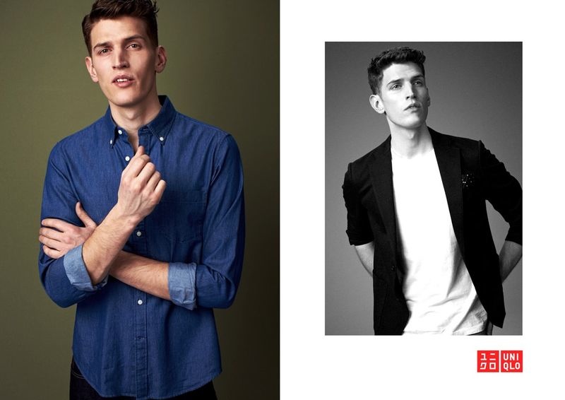 UNIQLO Men Spring/Summer 2014 Campaign: Andre Feulner & Christopher Wetmore by Ben Morris