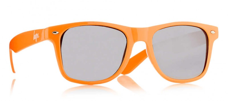 Hype Orange Wayfarer Sunglasses from Topman