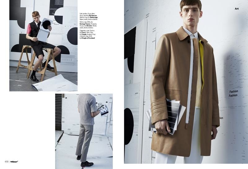 Laurie Harding Stars in a Quirky Editorial for Wallpaper