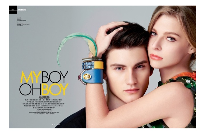 Zac Models Eclectic Spring Styles for Elle Men Hong Kong