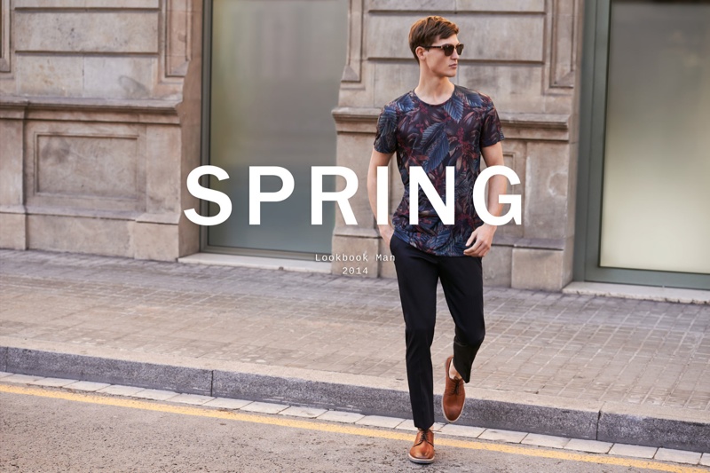 Clement Chabernaud, Julien Sabaud + Jason Anthony Model Zara Spring 2014 Fashions