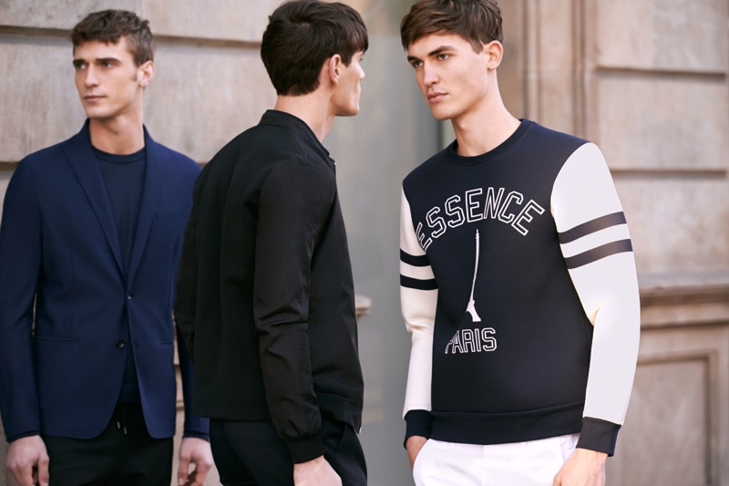 Clement Chabernaud, Julien Sabaud + Jason Anthony Model Zara Spring 2014 Fashions