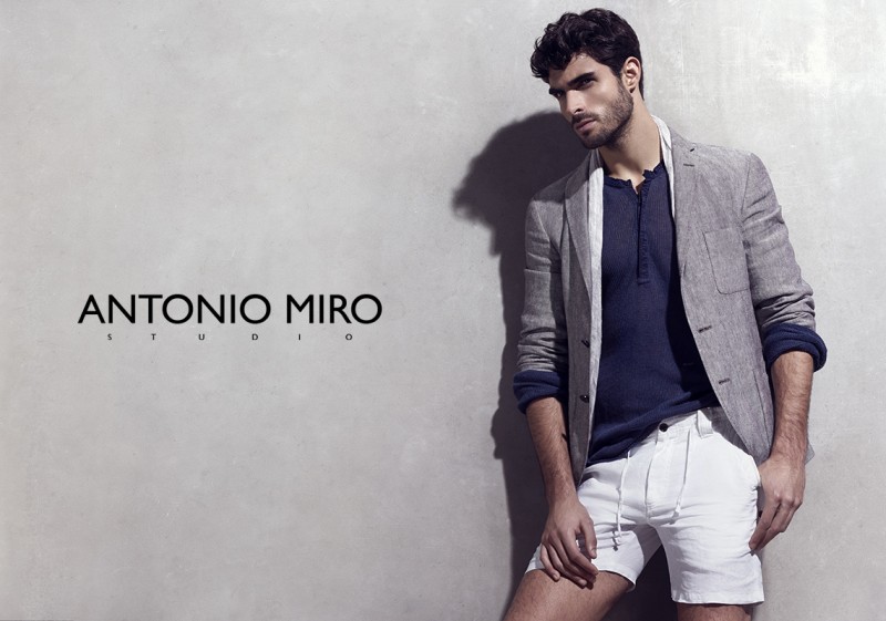 Antonio Miró advertising campaign, S/S 2014.