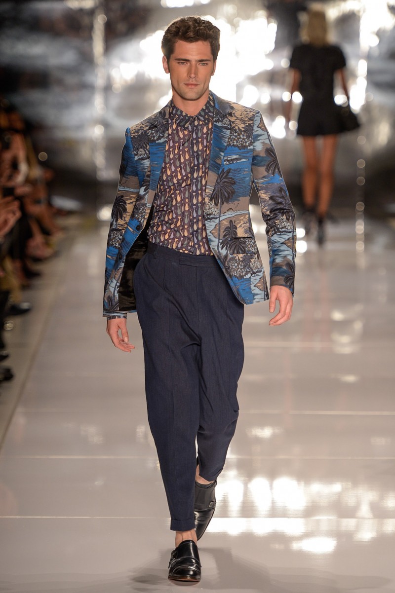 Sean O'Pry Walks for Colcci Spring 2015 Show During São Paulo Fashion Week