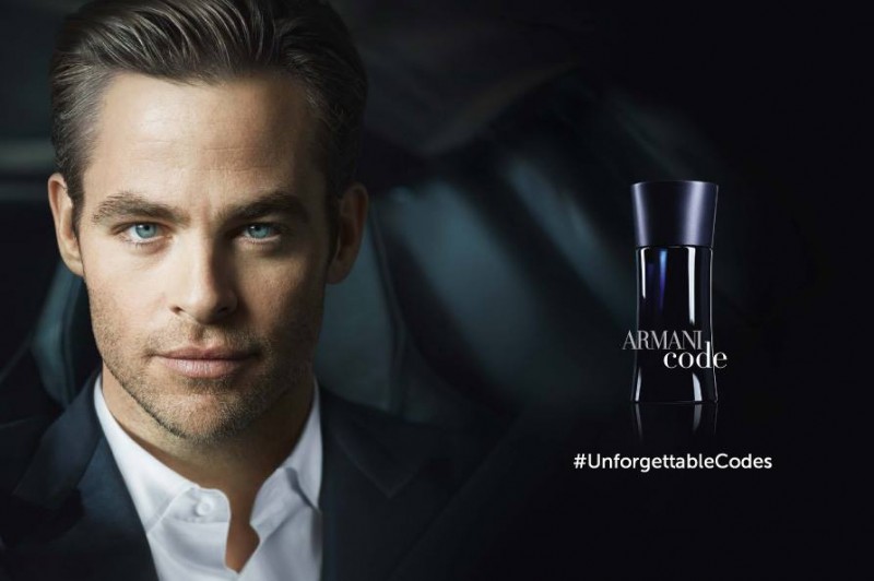 Chris Pine for Armani Code