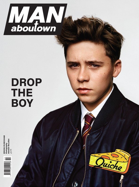 Brooklyn Beckham Makes Modeling Debut in Man About Town