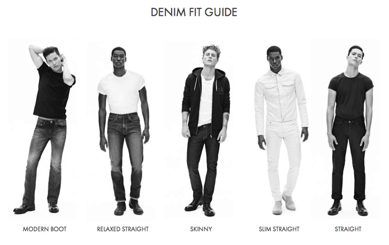 Klein Men Denim Jeans Fit Guide – The Fashionisto