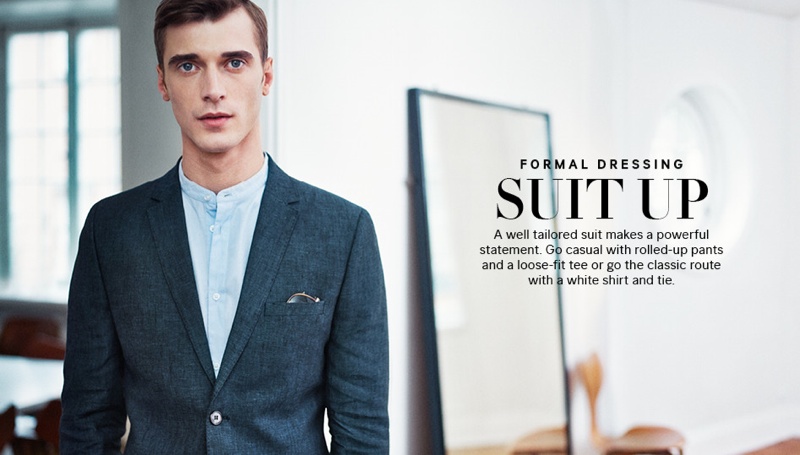 Clement Chabernaud Embraces Formal Dressing with H&M