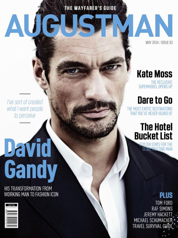 David Gandy Covers August Man, Talks About the Skinny Model + Changing Fashion