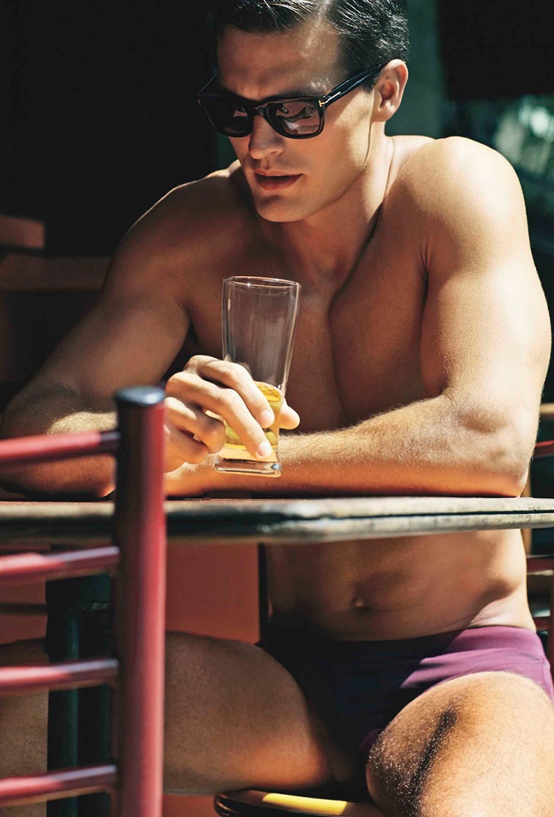 Diego Miguel Wears Beach Bod Ready Swimwear Styles for Details
