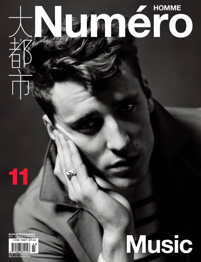George Barnett Covers Numéro Homme China Spring/Summer 2014 Issue