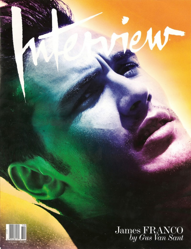 James Franco covers Interview October 2008