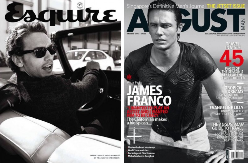 James Franco covers