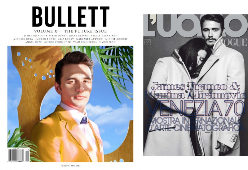 James Franco covers