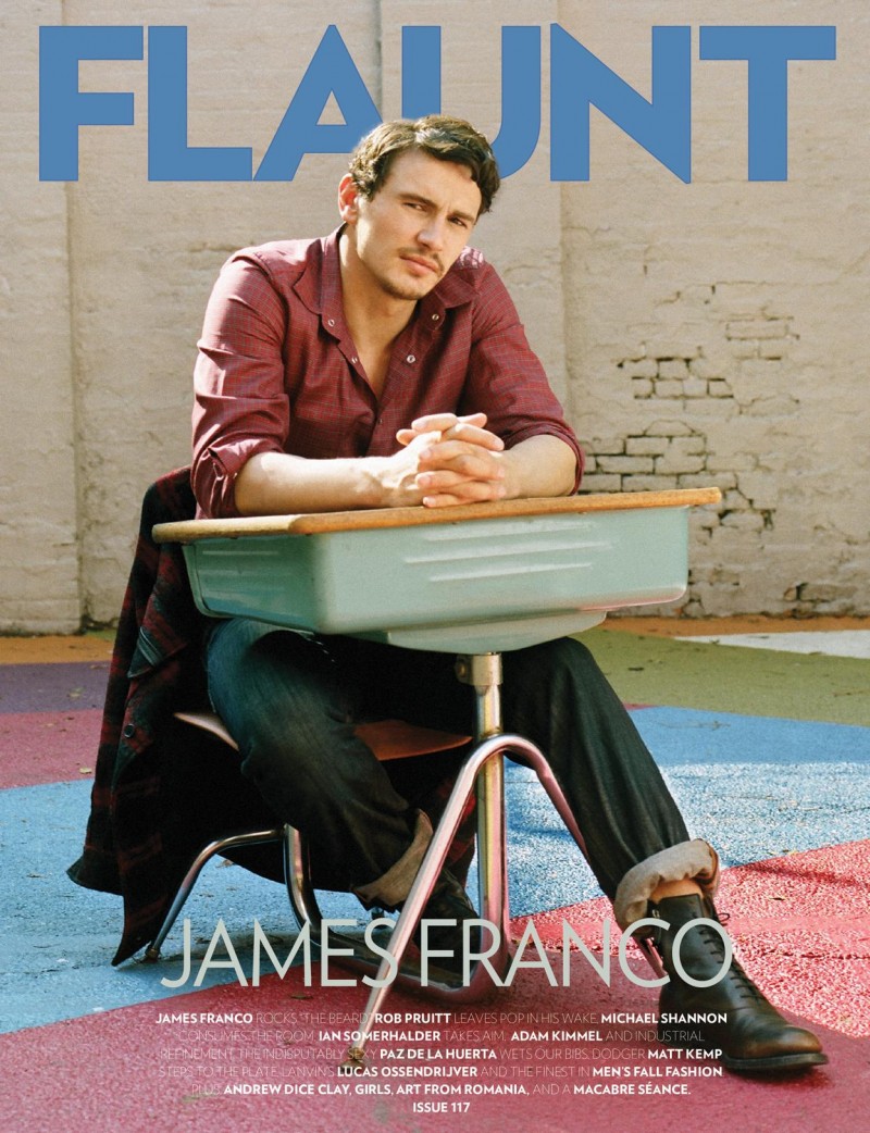 James Franco covers Flaunt fall 2011