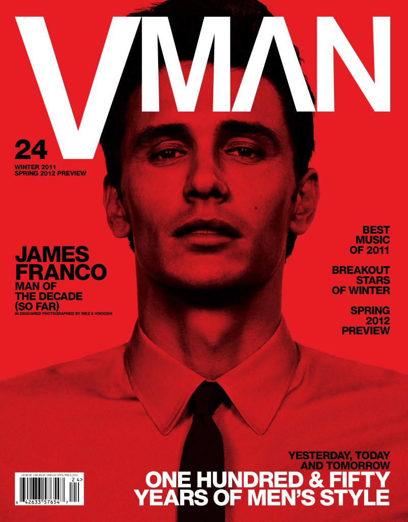 James Franco VMAN Winter 2011 Cover