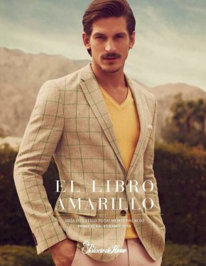 Jarrod Scott Models Classic Spring Fashions for El Palacio de Hierro