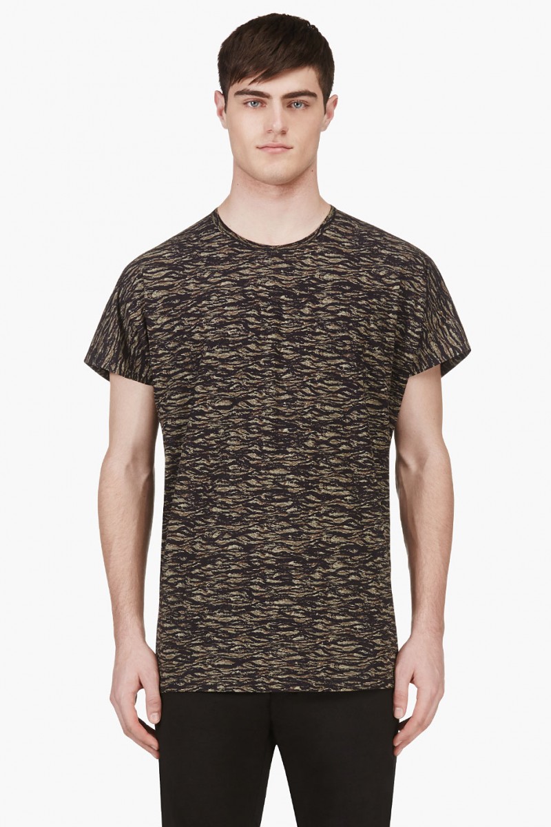 Lad Musician Green Tiger Camo T-Shirt