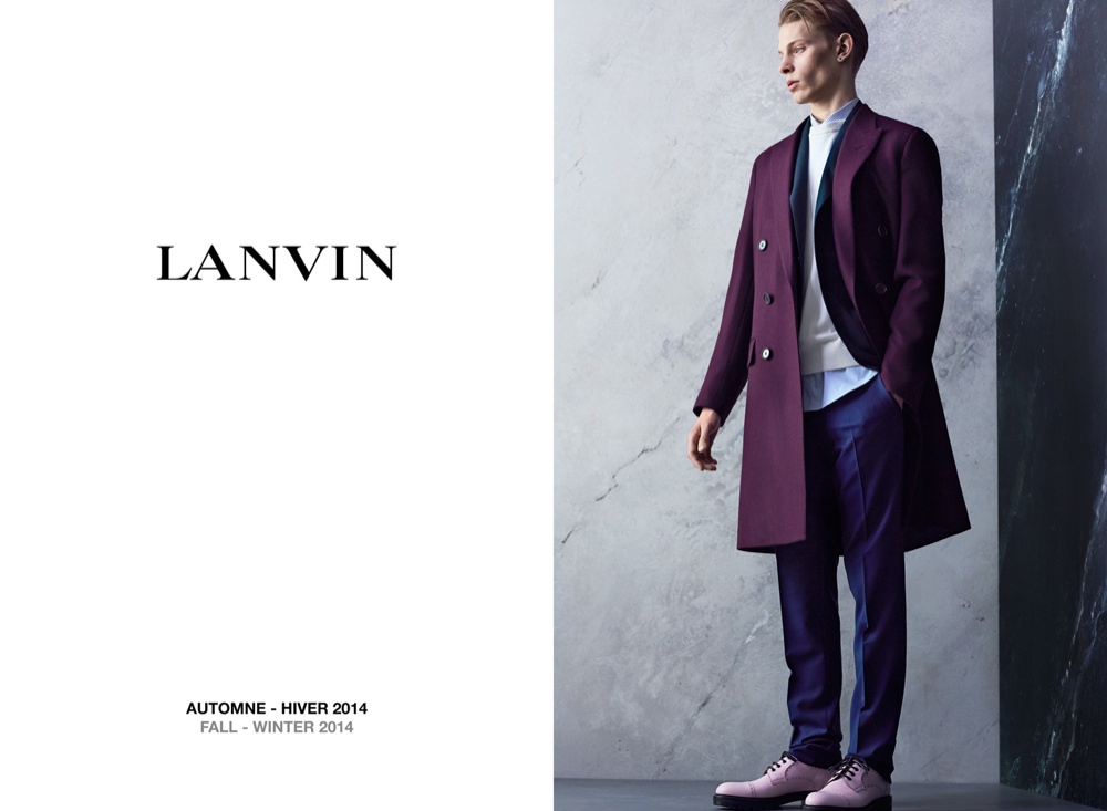 Lanvin Men Fall/Winter 2014 Lookbook: Alexandre Faye by Julia Hetta ...