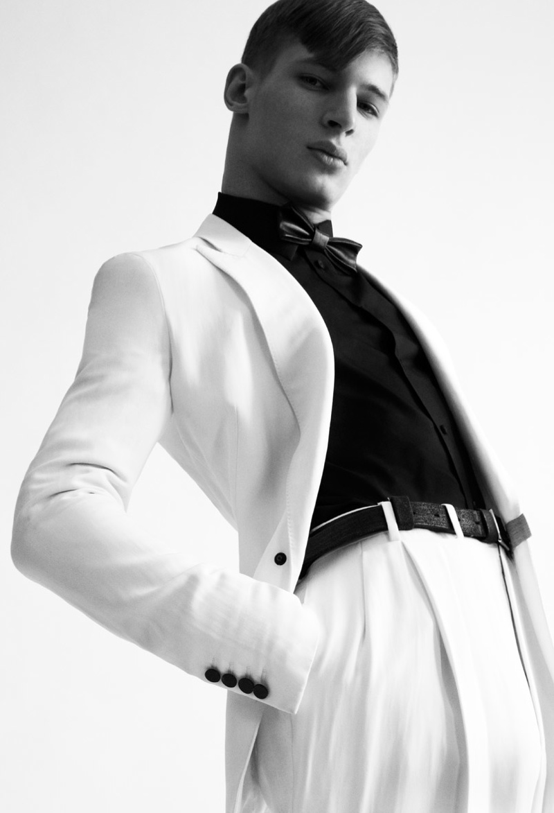 Lucas Mikulski Poses for Elegant Photos by Buonomo & Cometti