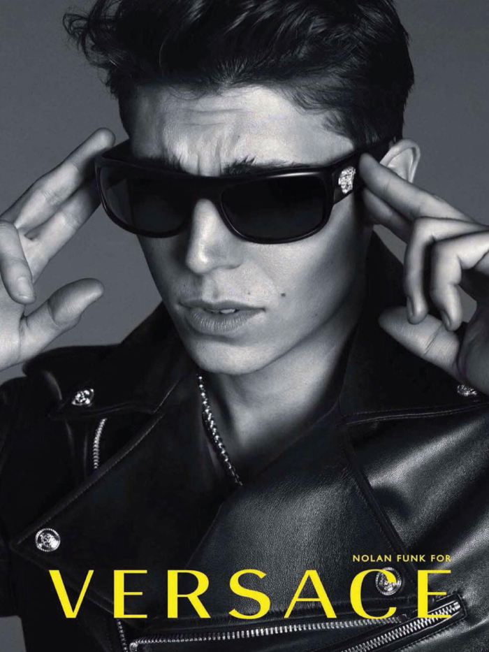 Nolan Gerard Funk For Versace Springsummer 2014 Eyewear Campaign The Fashionisto 