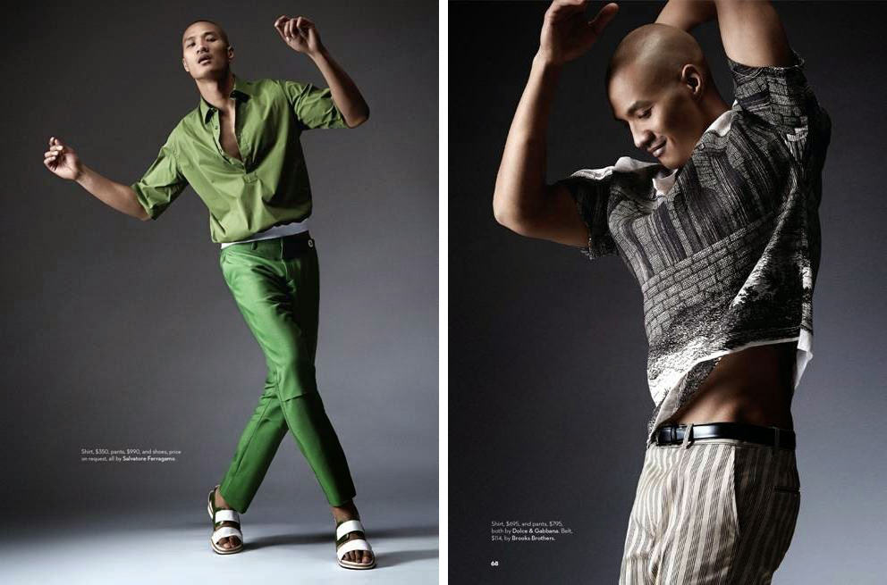 Paolo Roldan Hits the Studio Dancing for Men’s Fashion