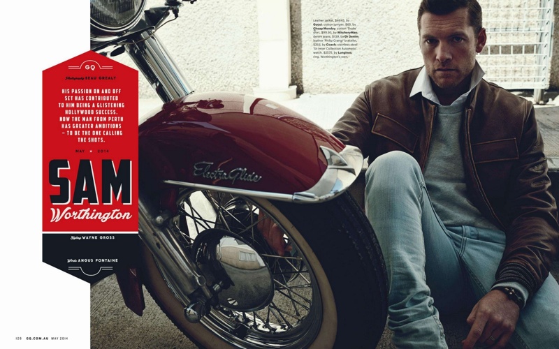 Sam Worthington GQ Australia May 2014