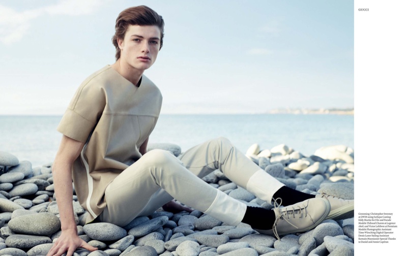 Victor Lefebvre Sports the Spring Collections for Port Magazine