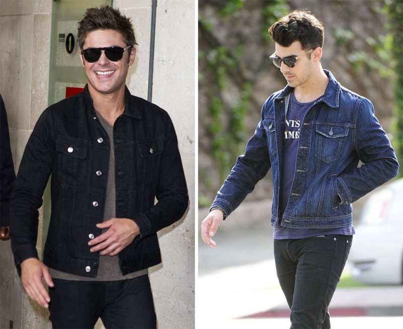 Style Watch: Men's Denim Jacket, See Zac Efron + Joe Jonas