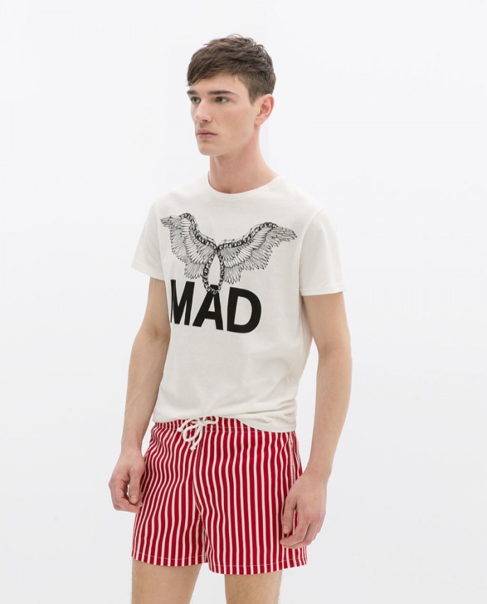 Zara Men's Swim Trunks The Print Edit The Fashionisto