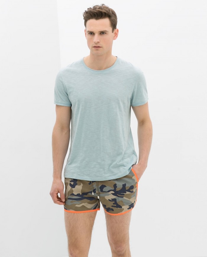 Zara Men's Swim Trunks The Print Edit The Fashionisto