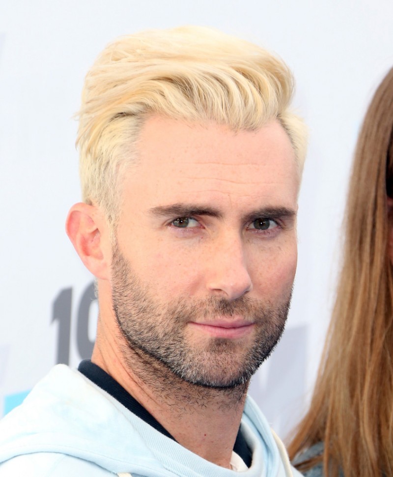 Adam Levine Blond Hair